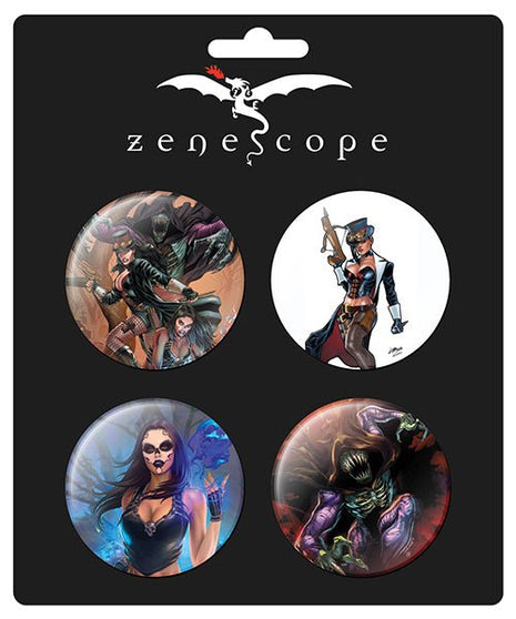 Van Helsing: Rites of Shadows Button Set - VHROSBS - Zenescope Entertainment Inc