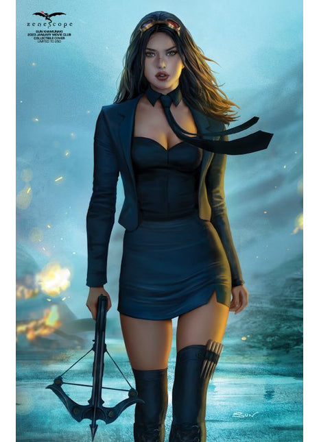 Sun Khamunaki - 2023 January Movie Club Collectible Cover - LE 250 - VHROSE Pick AQ2 - Zenescope Entertainment Inc