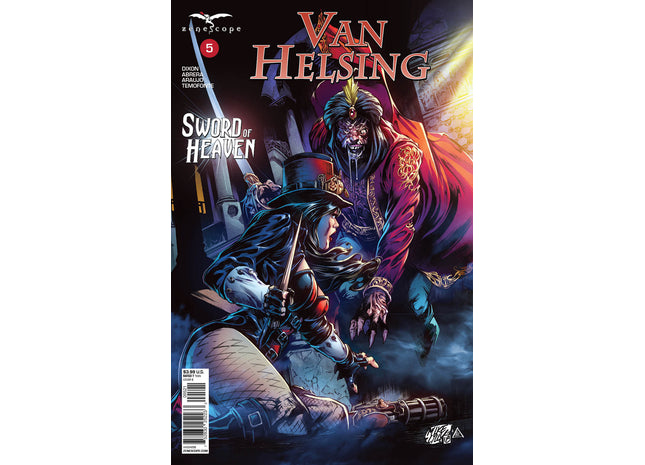 Van Helsing: Sword of Heaven #5 - VHSOH05B PICK L2D - Zenescope Entertainment Inc