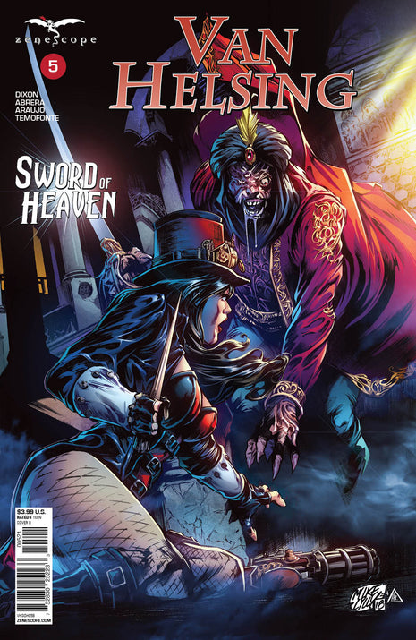 Van Helsing: Sword of Heaven #5 - VHSOH05B PICK L2D - Zenescope Entertainment Inc