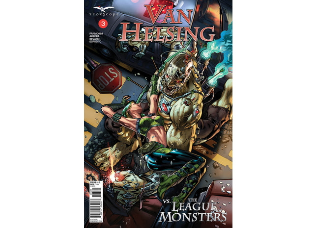 Van Helsing vs. The League of Monsters #3 - VHVLOM03B Pick D3D - Zenescope Entertainment Inc