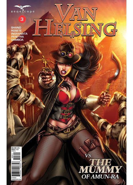 Van Helsing vs. The Mummy of Amun-Ra #3 - VHVM03A PICK K2F - Zenescope Entertainment Inc