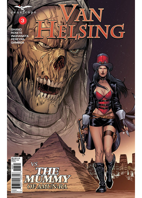 Van Helsing vs. The Mummy of Amun-Ra #3 - VHVM03B PICK K2F - Zenescope Entertainment Inc