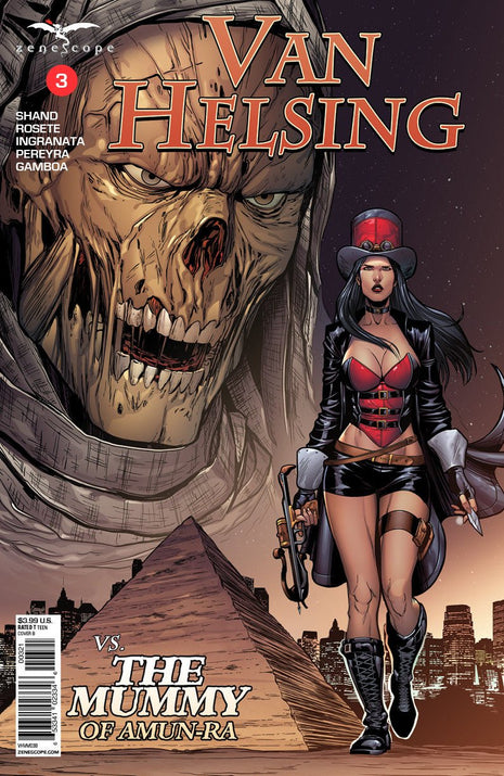 Van Helsing vs. The Mummy of Amun-Ra #3 - VHVM03B PICK K2F - Zenescope Entertainment Inc