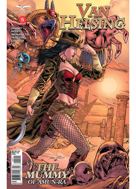 Van Helsing vs. The Mummy of Amun-Ra #5 - VHVM05A PICK K2G - Zenescope Entertainment Inc