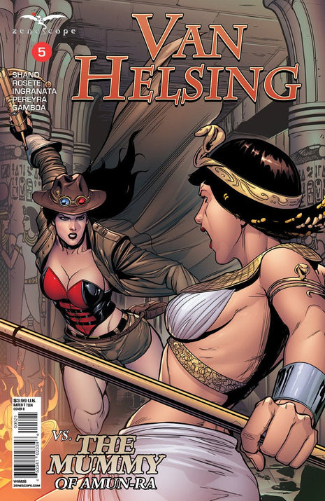 Van Helsing vs. The Mummy of Amun-Ra #5 - VHVM05B PICK K2G - Zenescope Entertainment Inc