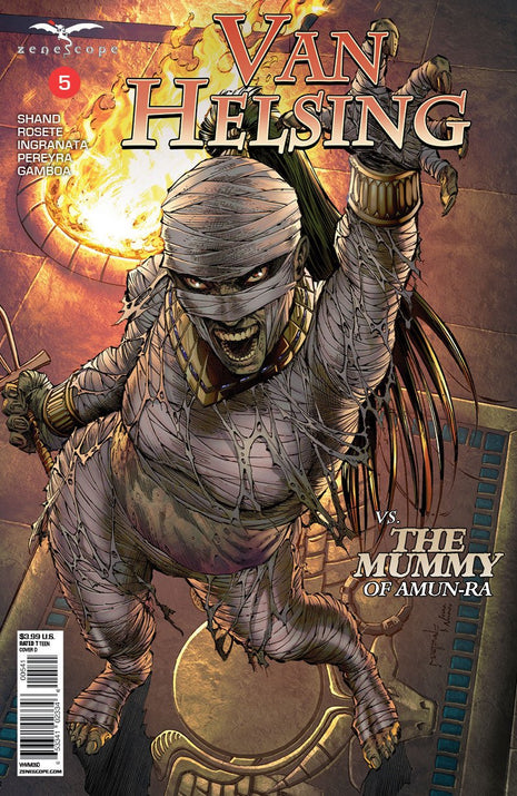 Van Helsing vs. The Mummy of Amun-Ra #5 - VHVM05D PICK K2G - Zenescope Entertainment Inc