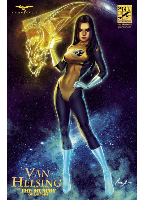 FOIL: Van Helsing vs. The Mummy of Amun-Ra #6 - Cover H - LE 50 - VHVM06H Pick AO3 - Zenescope Entertainment Inc