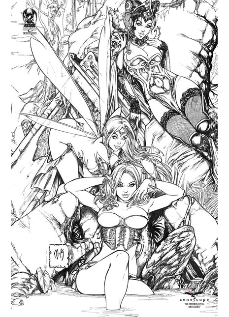 Wonderland #17 - Cover E - LE 100 - WONDER17E PICK I3D - Zenescope Entertainment Inc